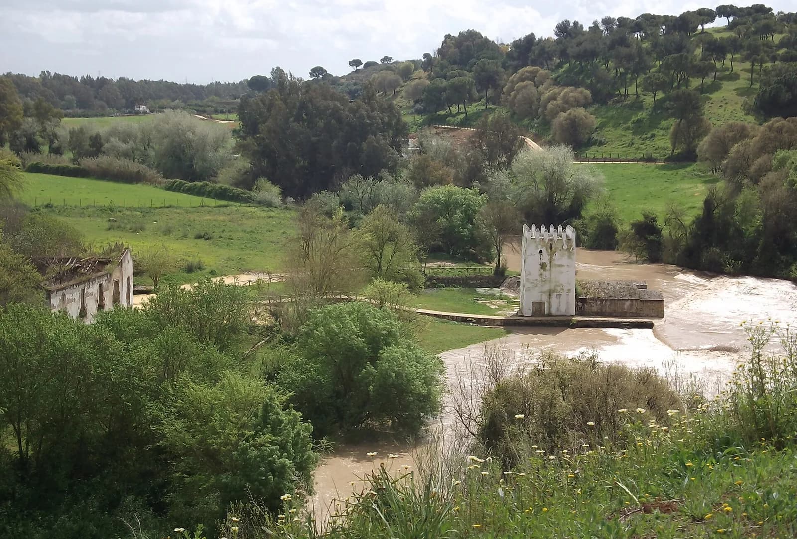 Paisaje del río Guadaíra en Alcalá de Guadaíra